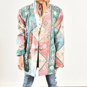 WRAPS vintage southwestern women’s blazer XL jacket